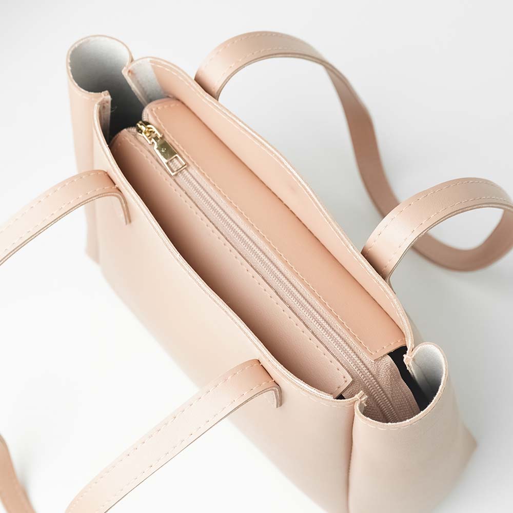 Wide Bag Beige