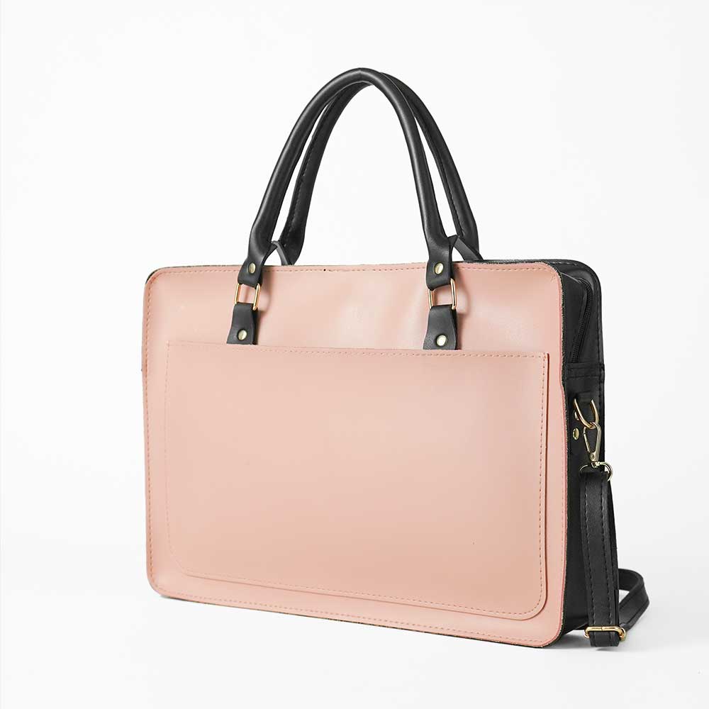 Multi Pockets Laptop Bag (Peach) by Astore