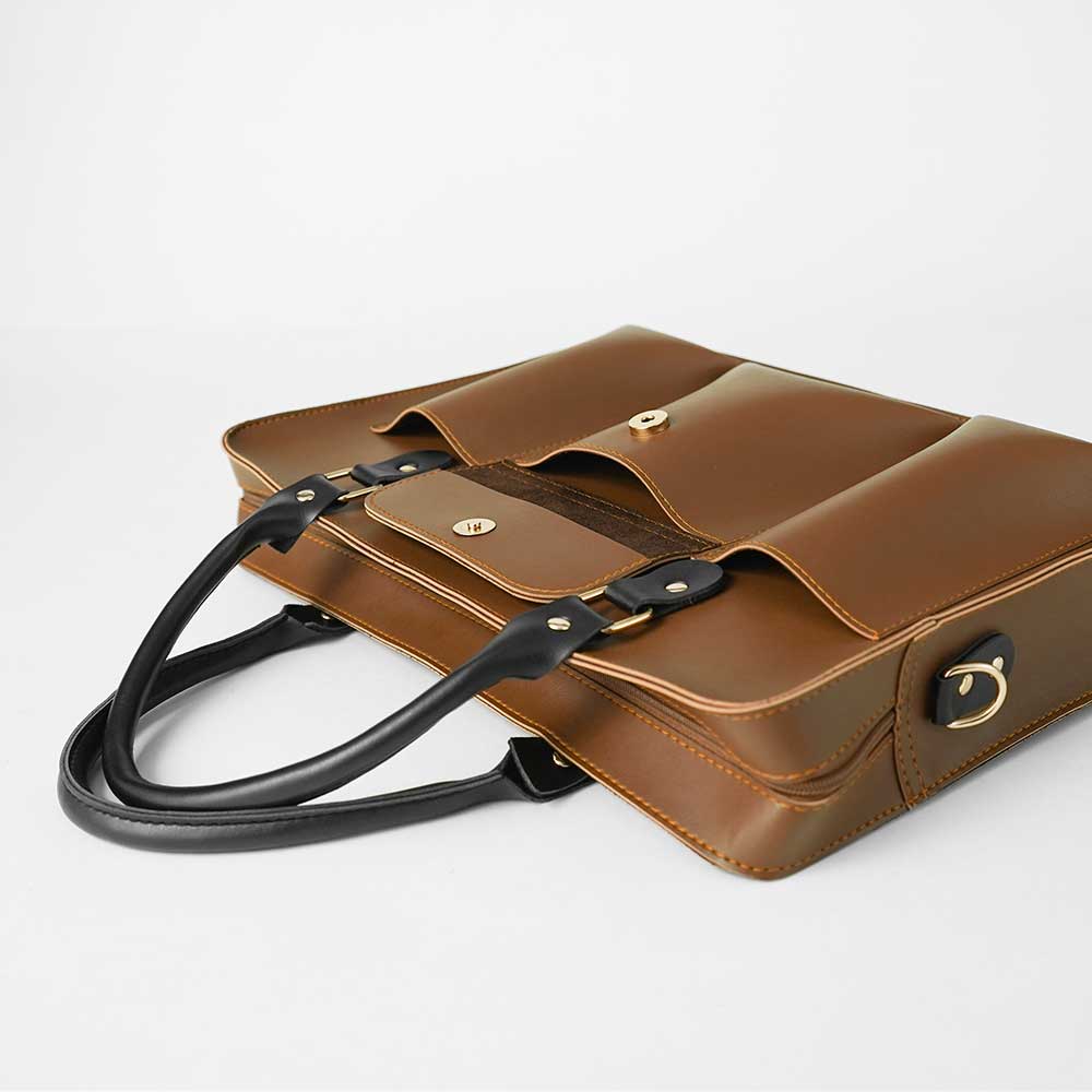 Fizzy Laptop Bag Brown