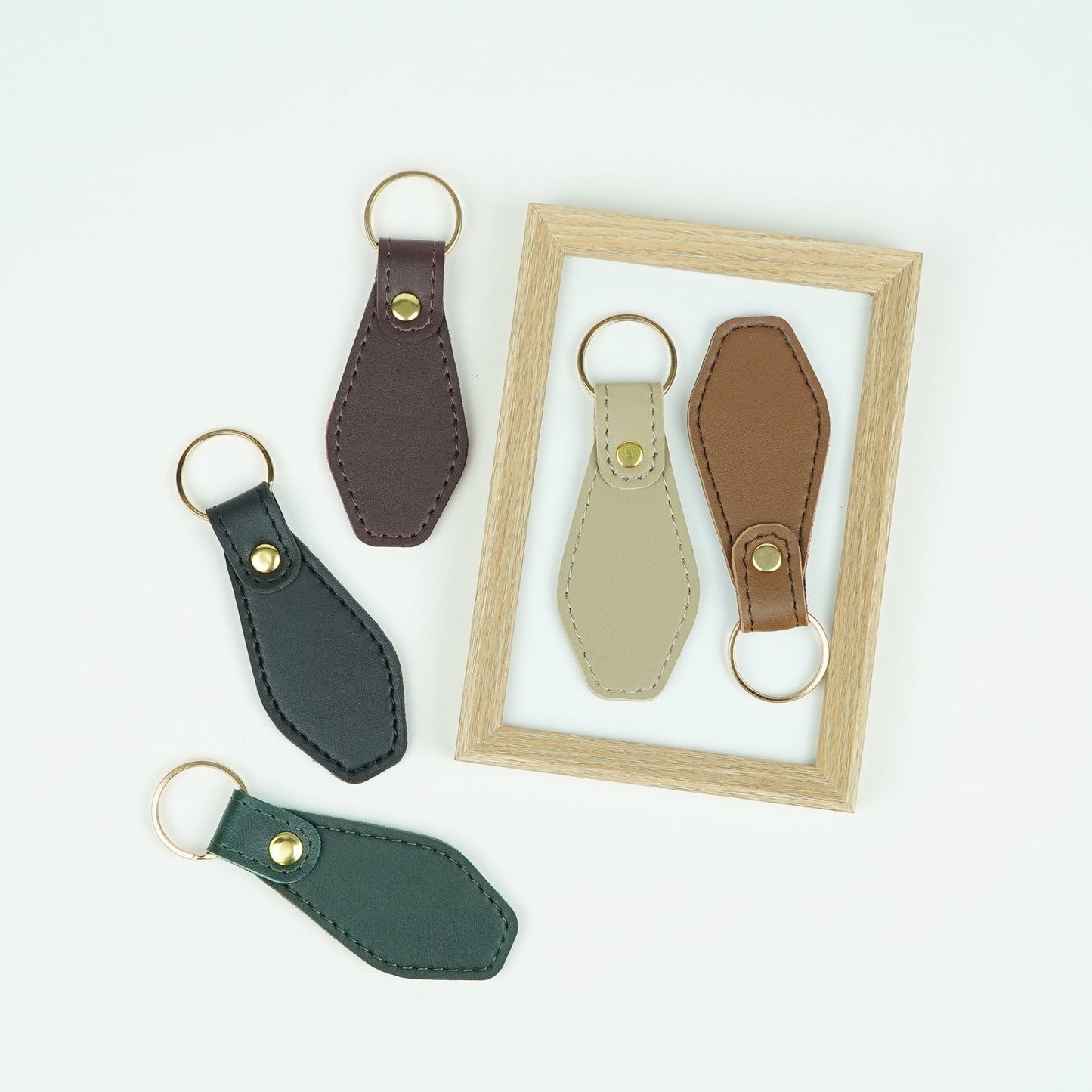 Rhombus Shape Keychain
