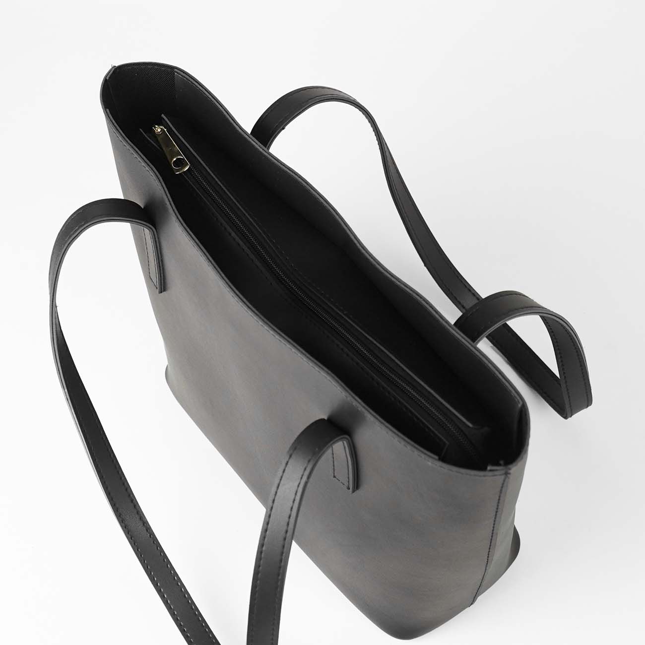 Carry tote set of 2 bag Black