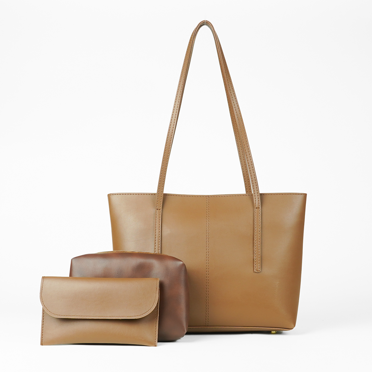 Medallion Tote Bag - brown