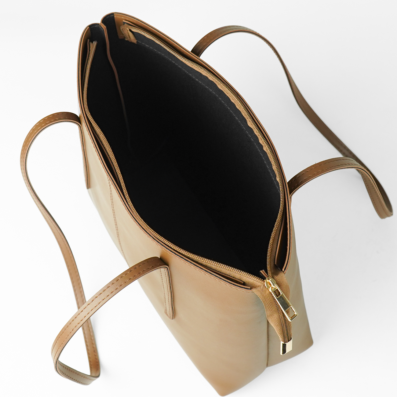 Medallion Tote Bag - brown