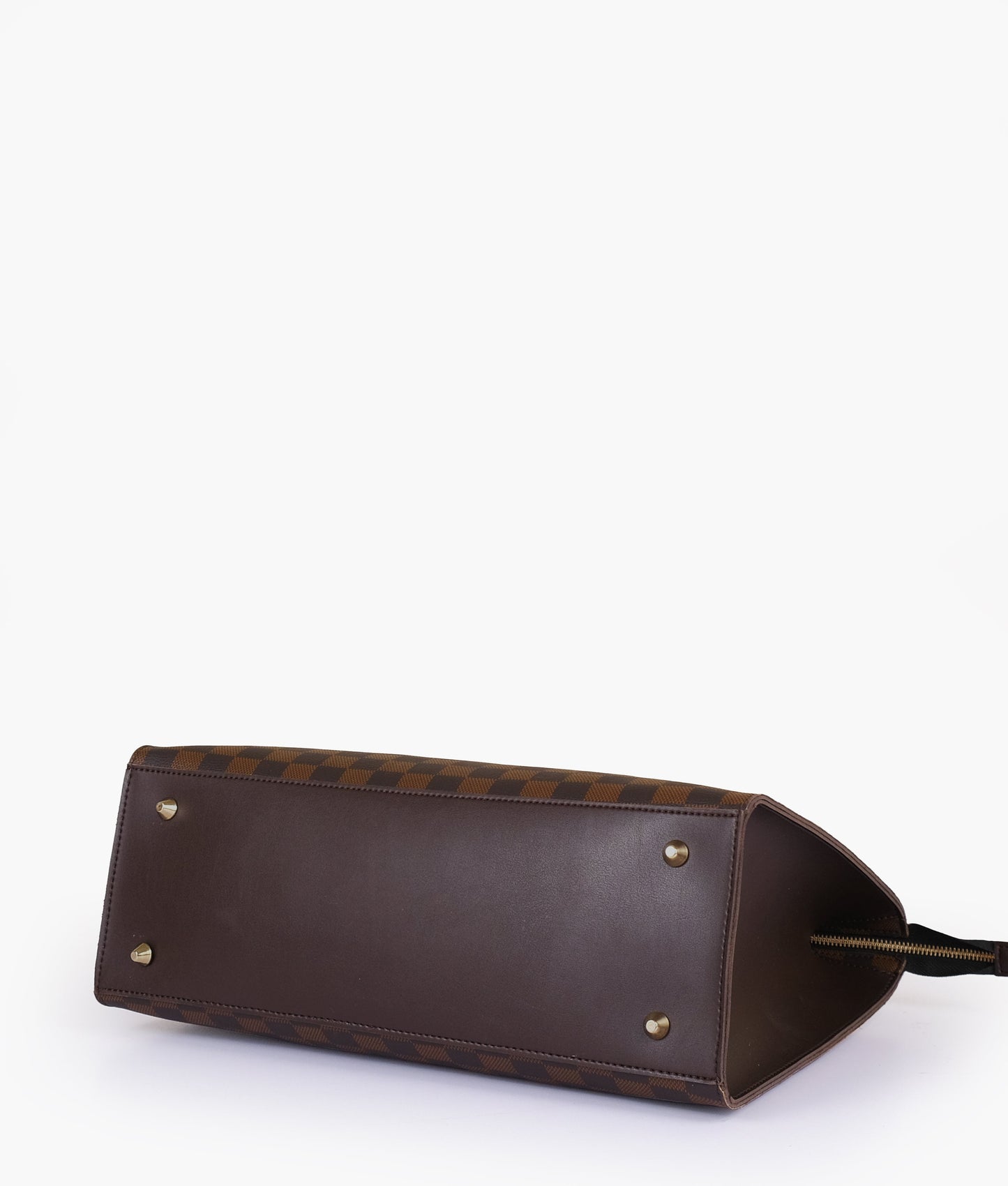 checkered handbag