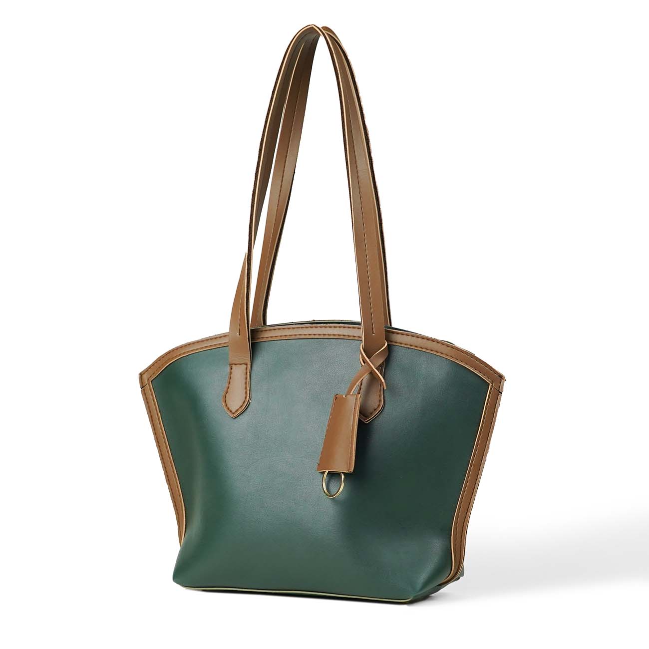 Flo bag Set of 3 green & brown