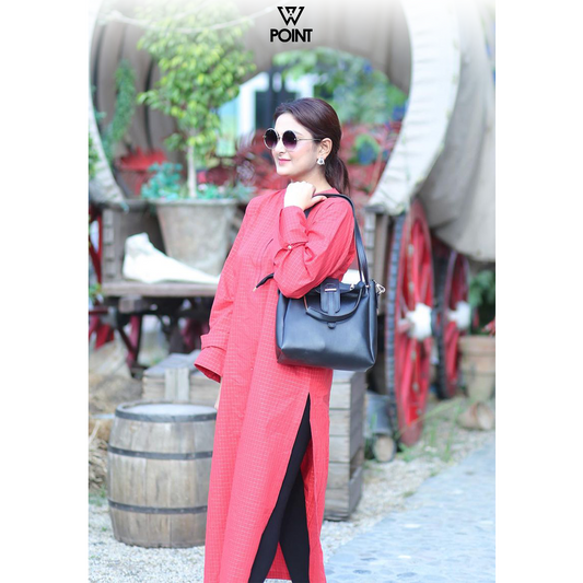 Emerald Bag with Flap Black