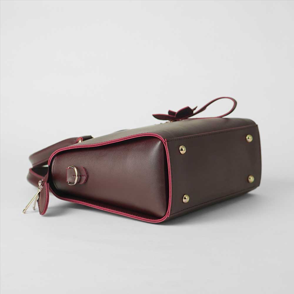 Floweret bag maroon