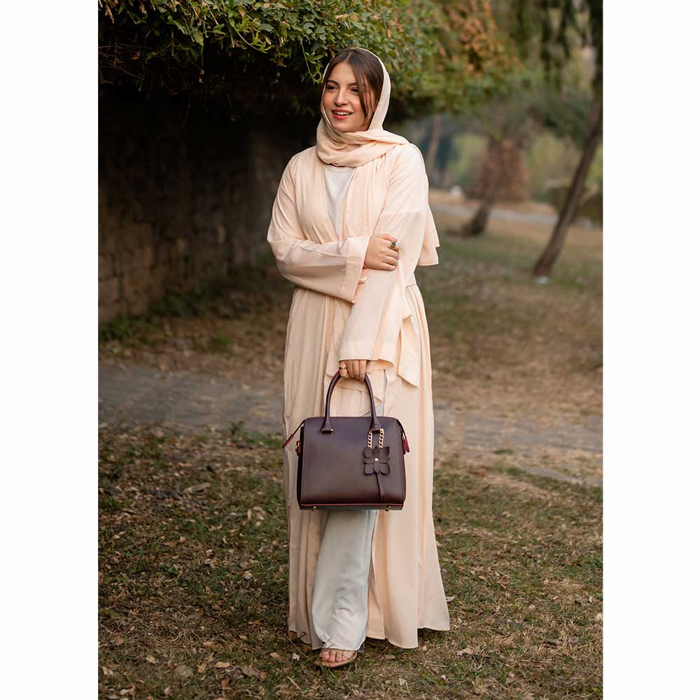 Floweret bag maroon