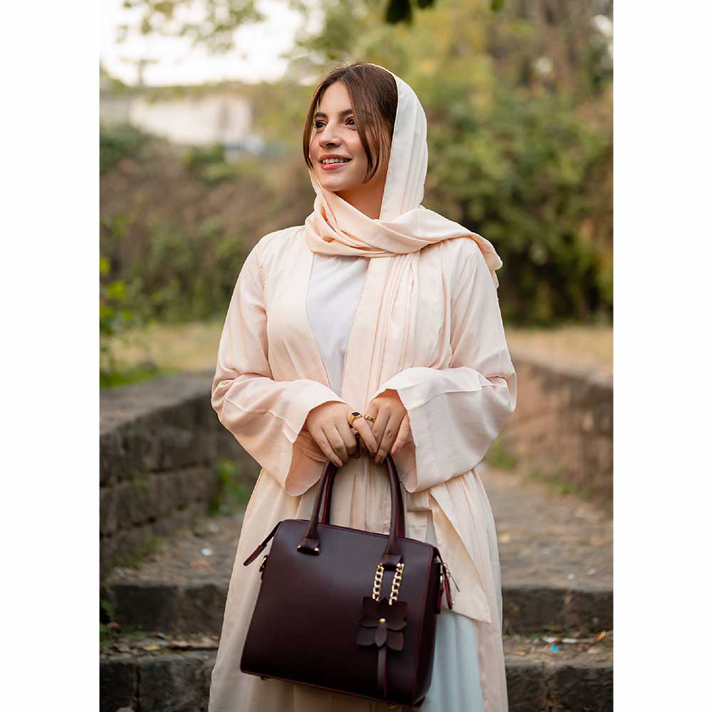 Floweret bag maroon