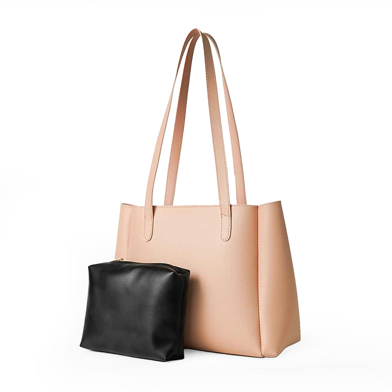 Wide bag Peach