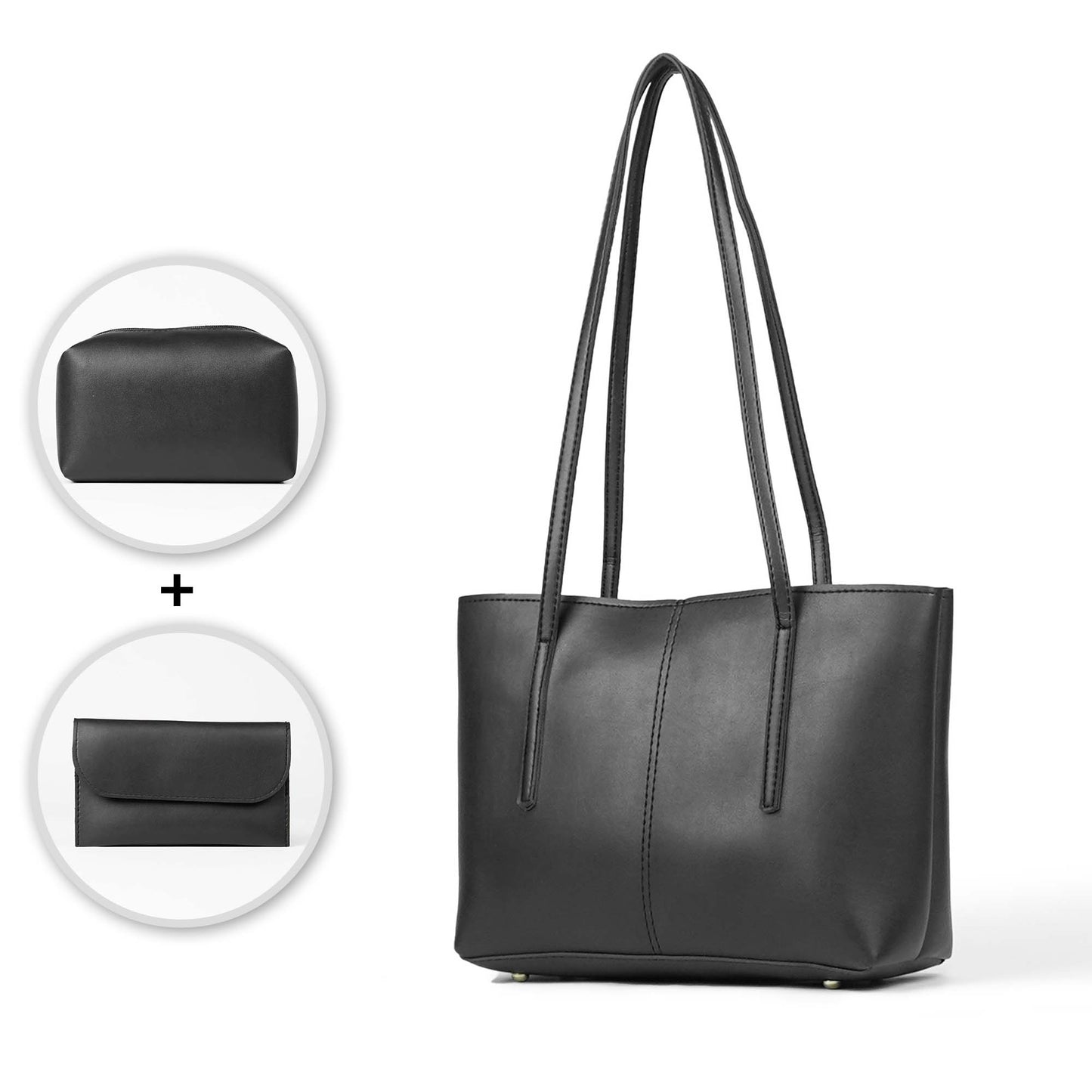 Medallion Tote Bag - black | Set of three