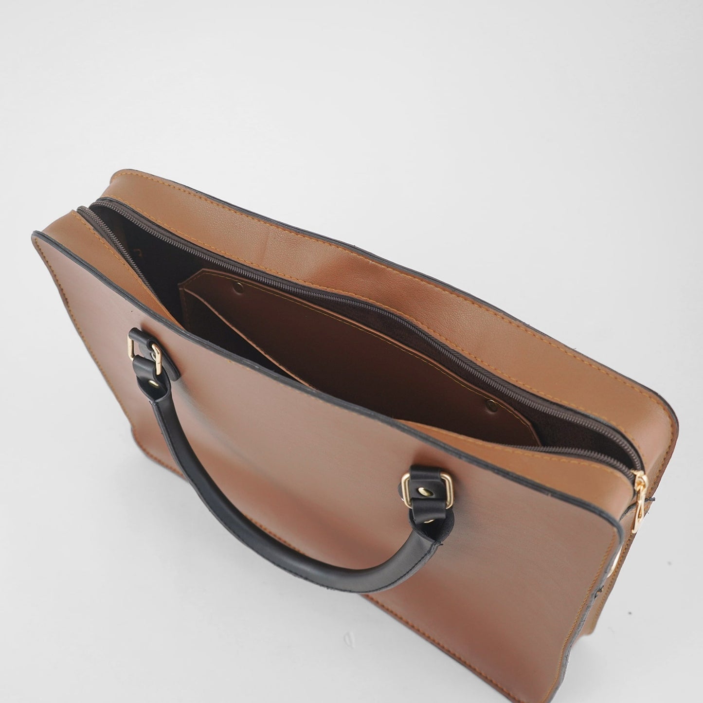 Multi Pockets Laptop Bag (Brown) Online in Pakistan